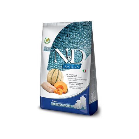Farmina Dog Dry OCEAN GF Cod, Pumpkin &amp; Cantaloupe Puppy Medium Maxi 26.4#