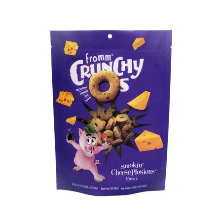 FROMM TREATS DOG CRUNCHY O'S SMOKIN CHEESEPLOSIONS 6 OZ