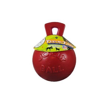 JOLLY PETS TUG N TOSS 6&quot; red