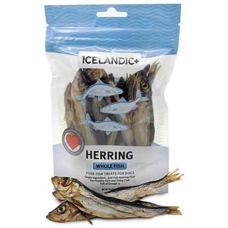 Plus Dog Treat Herring Whole 3oz bag