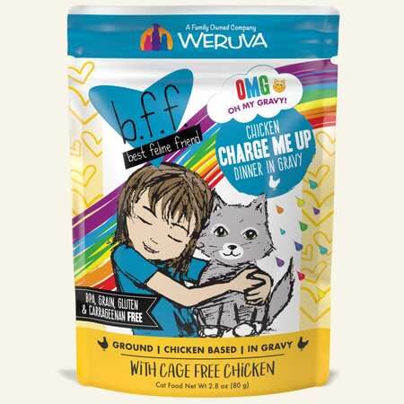 WERUVA BFF OMG POUCH 2.8 OZ CHICKEN TURKEY TEXT ME 12/TR