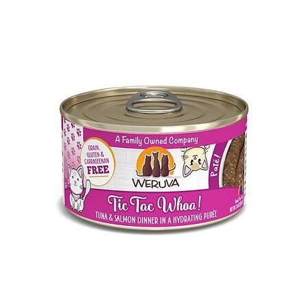 WERUVA CAT CAN PATE 3 OZ TIC / TAC WHOA TUNA/SLMN