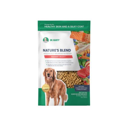 DR MARTY DOG FD NATURES BLEND RADIANT SELECT 48 OZ