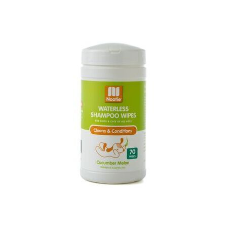 Nootie Waterless Shampoo Wipes-Cucumber Melon