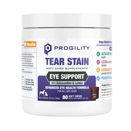 NOOTIE PROGILITY TEAR STAIN &amp; / EYE SUPPORT Soft Chews 80ct