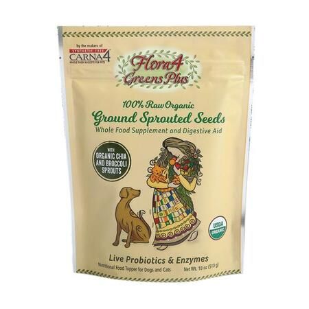 Carna4: Flora4: Greens Plus Sprouted Seeds Topper 18oz