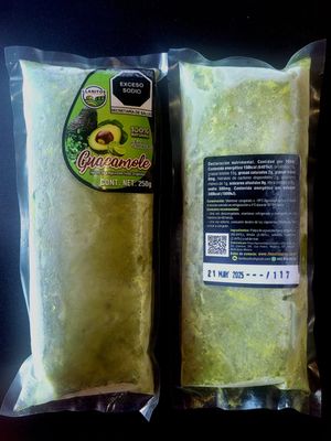 40 Pzas de Guacamole al vacío y congelado