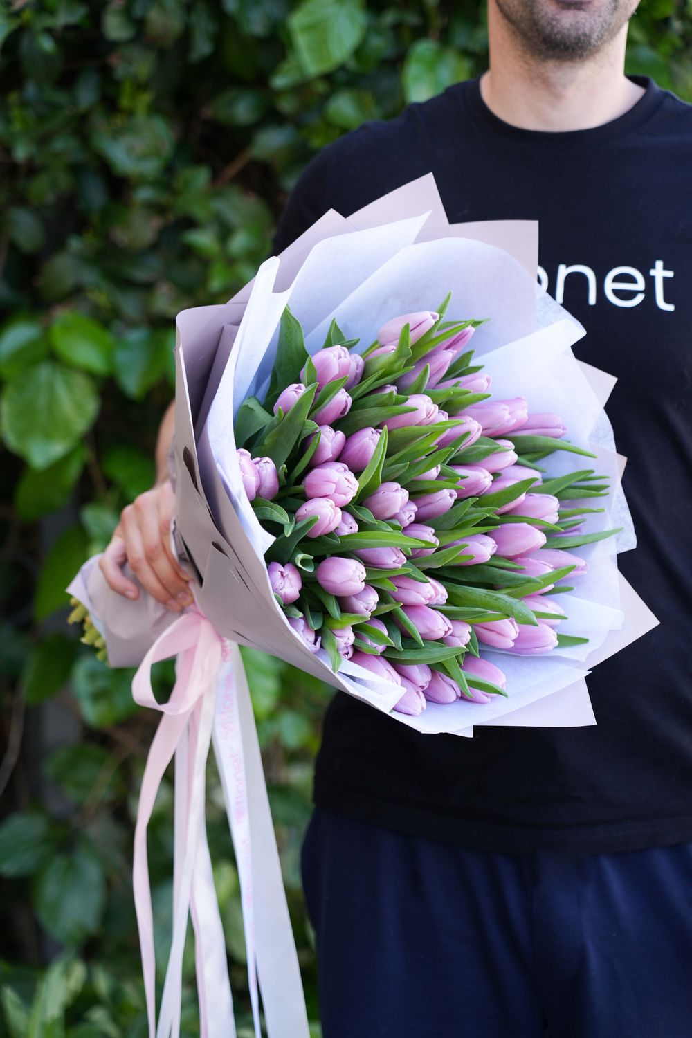 Lavender Tulip Elegance