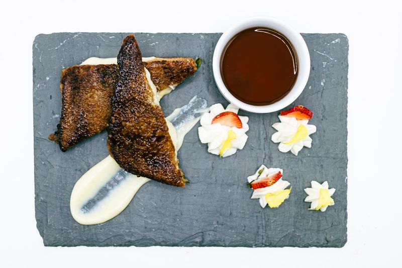 French Toast Creme Brulee Stuffed