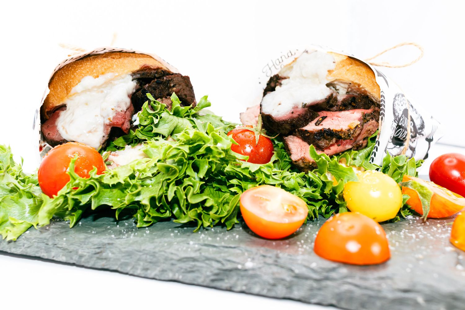 Beef Tenderloin Arugula &amp; Horseradish Cream With Artisan Roll