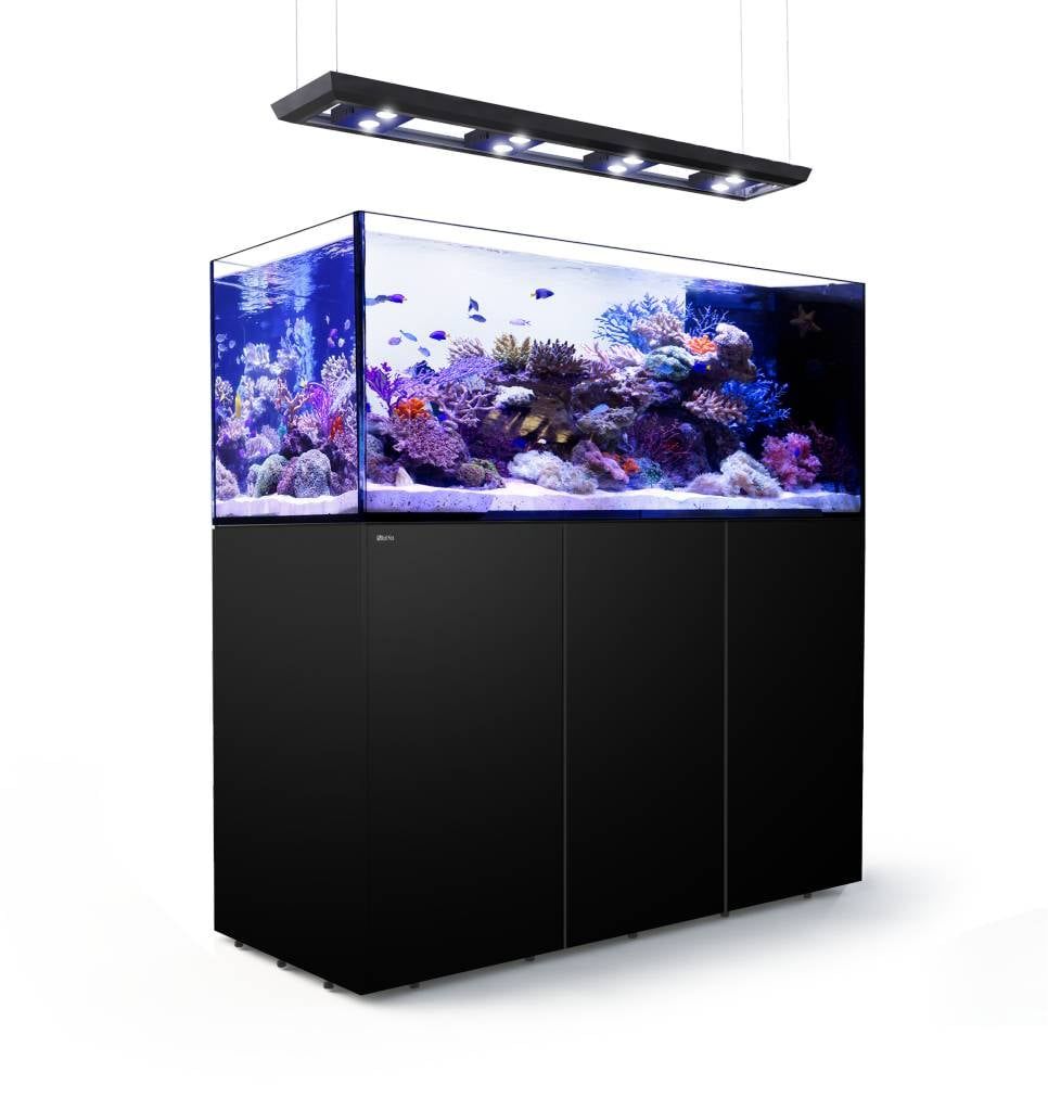 REEFER Peninsula 650(175g) DELUXE - Rimless Reef Ready Aquarium System, Color: Black