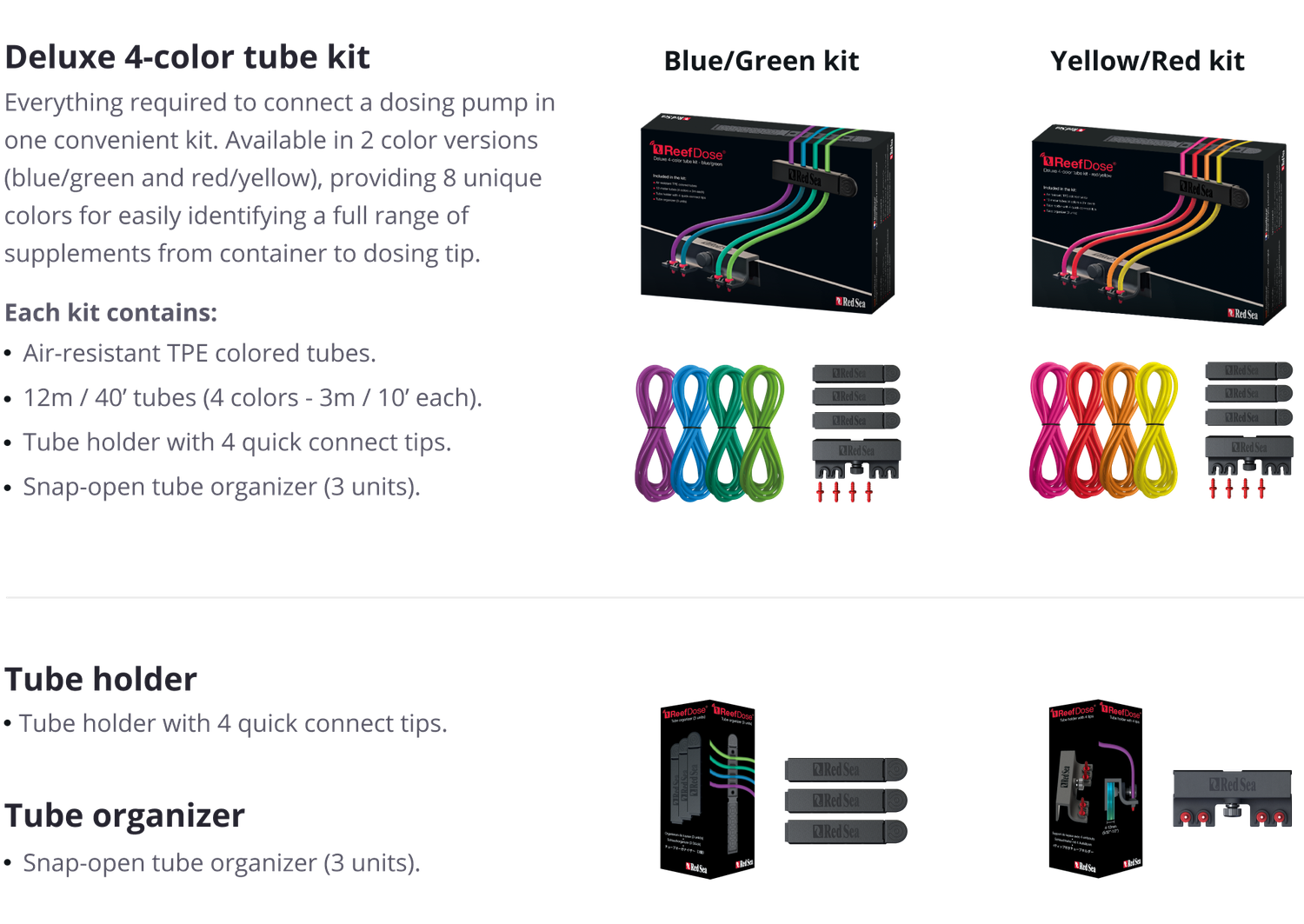 ReefDose Accessory Kit - Blue-Green