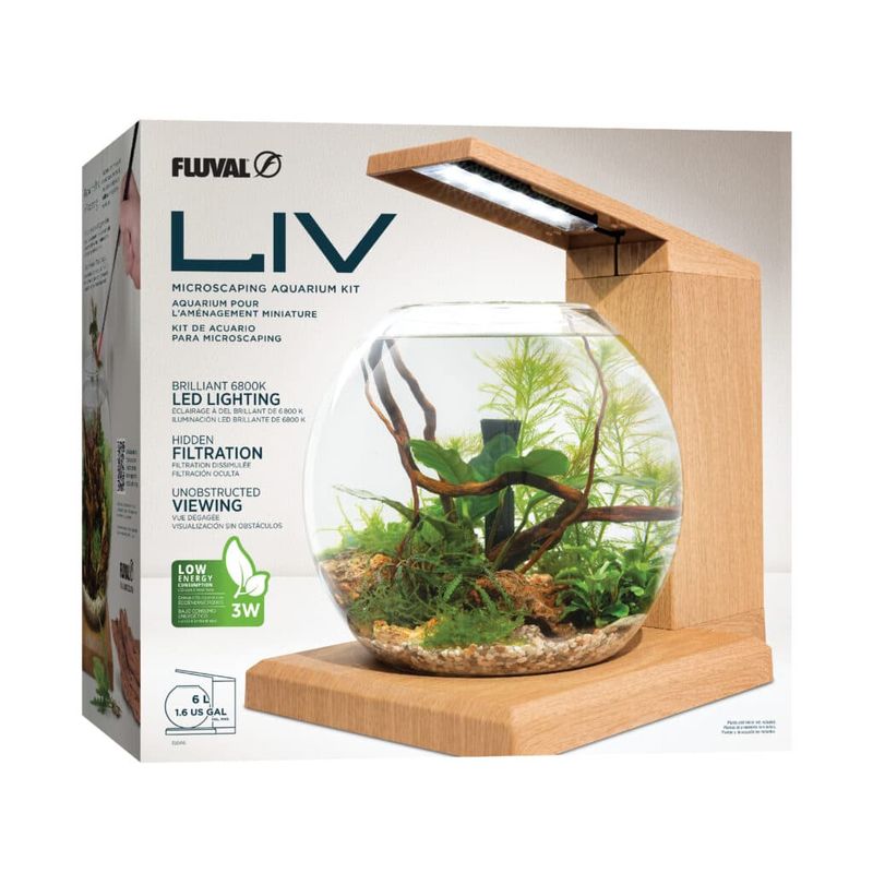 Fluval Liv 6.7(1.5g)– Teak