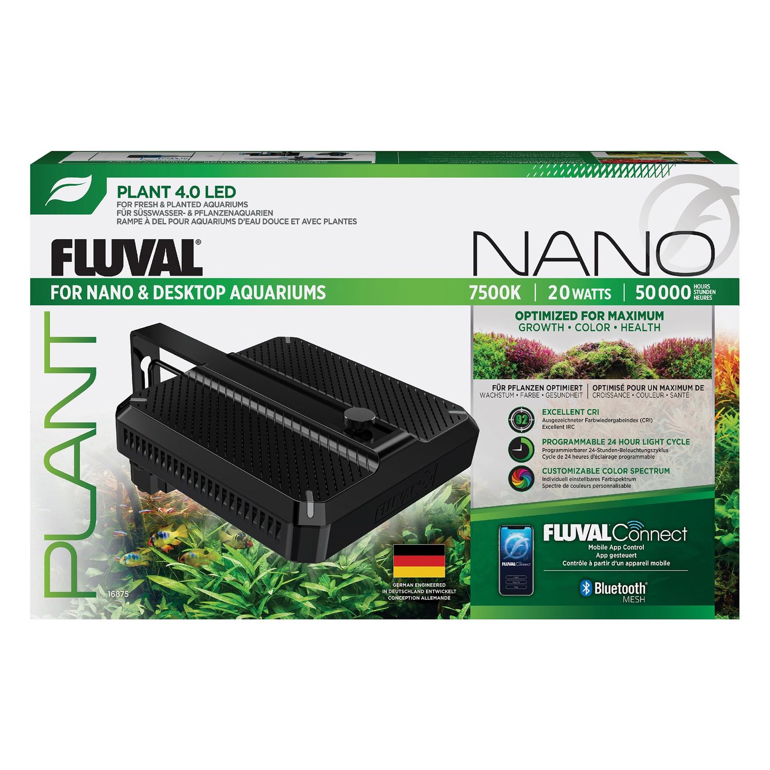 Fluval Plant Nano Fresh Water LED, 15w