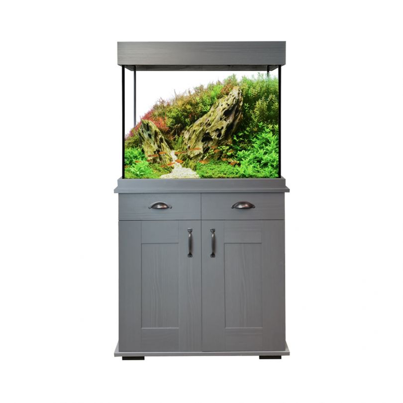 Fluval Shaker Aquarium Cabinet, Grey Oak 168L