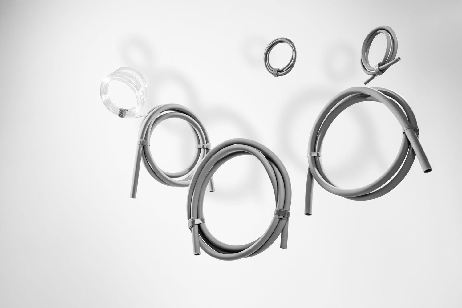 UNS Pro Filter Tubing - 16/22mm (Grey Silicone)