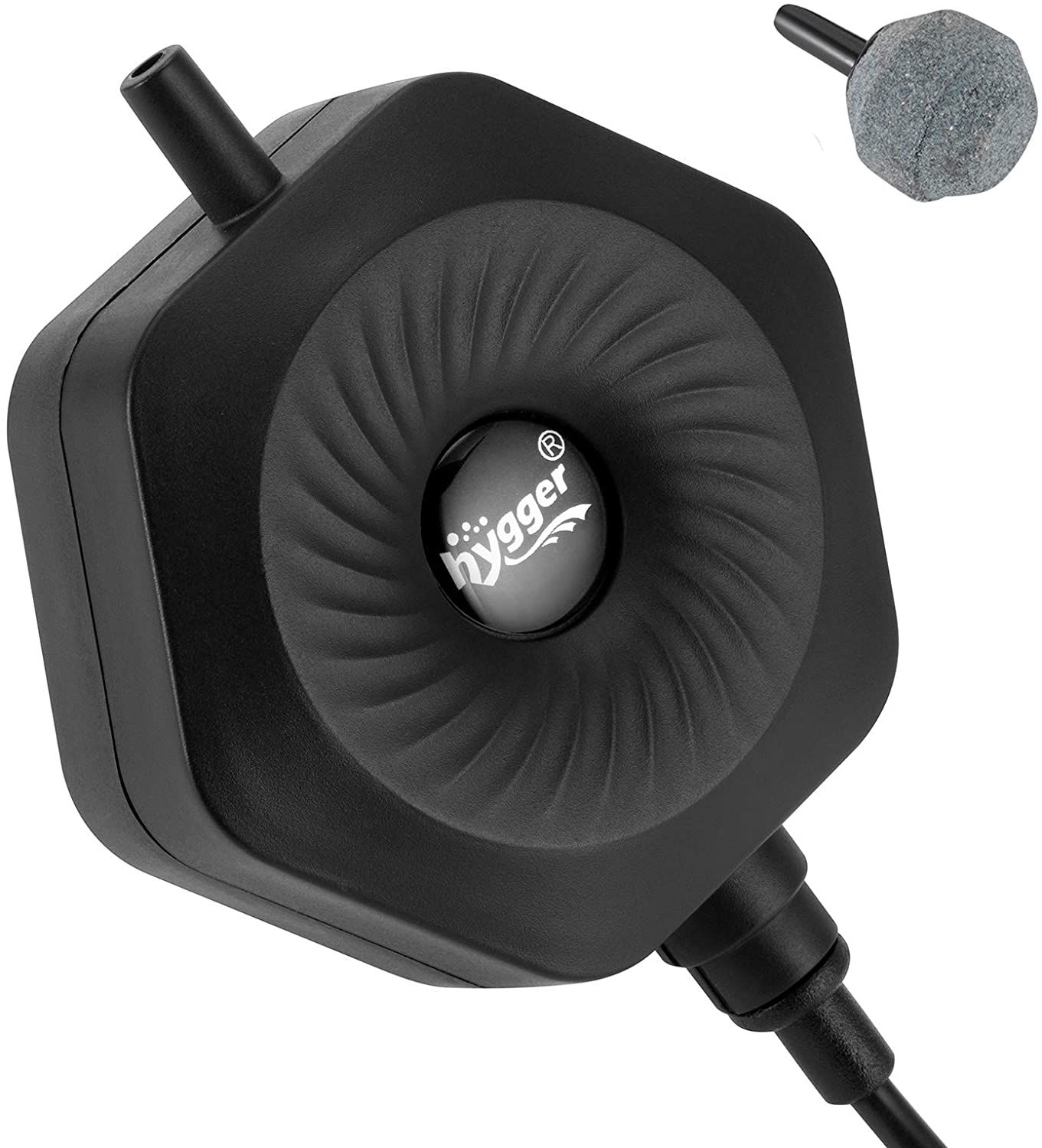 Hygger - Hexagon Air Pump - BUS-HG971-Black