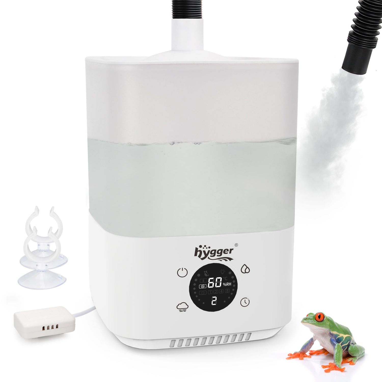 Hygger - Humidifier with Hygrometer &amp; Thermometer - BUS-HG098
