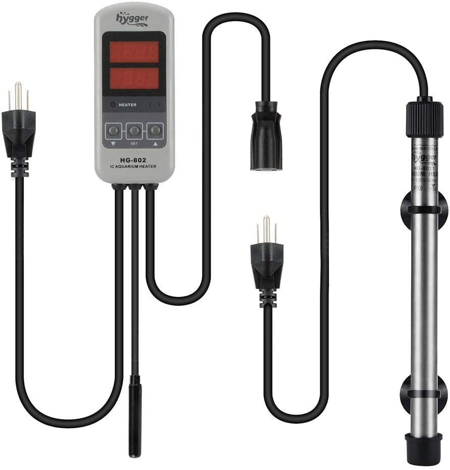 Hygger - Submersible Titanium Pinpoint Aquarium Heater