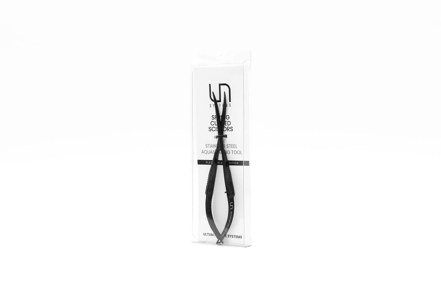 UNS Limited Black Spring Curved Scissors