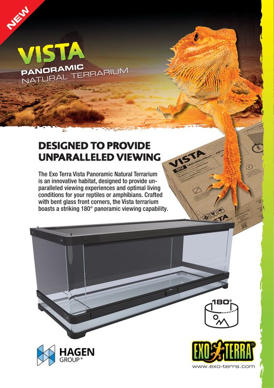 Exo Terra Vista 60 Panoramic Terrarium - 32 Gallon