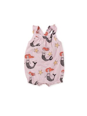 Cross-Back Baby Romper