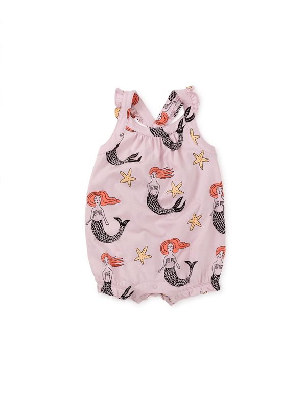 Cross-Back Baby Romper