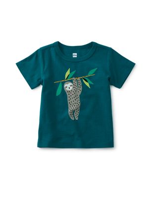 Hangin&#39; Sloth Baby Graphic Tee