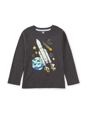 Glowing Rocket Graphic Tee