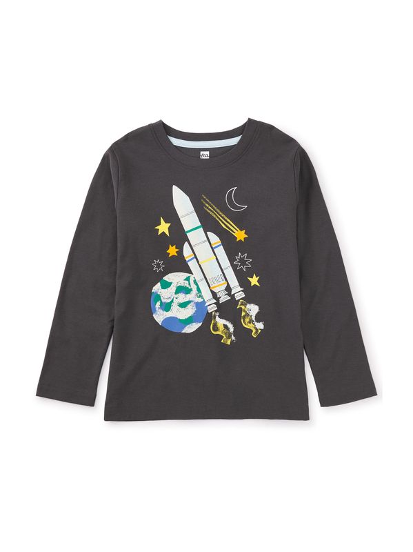 Glowing Rocket Graphic Tee