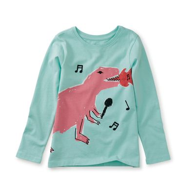 Karaoke Dino Graphic Tee