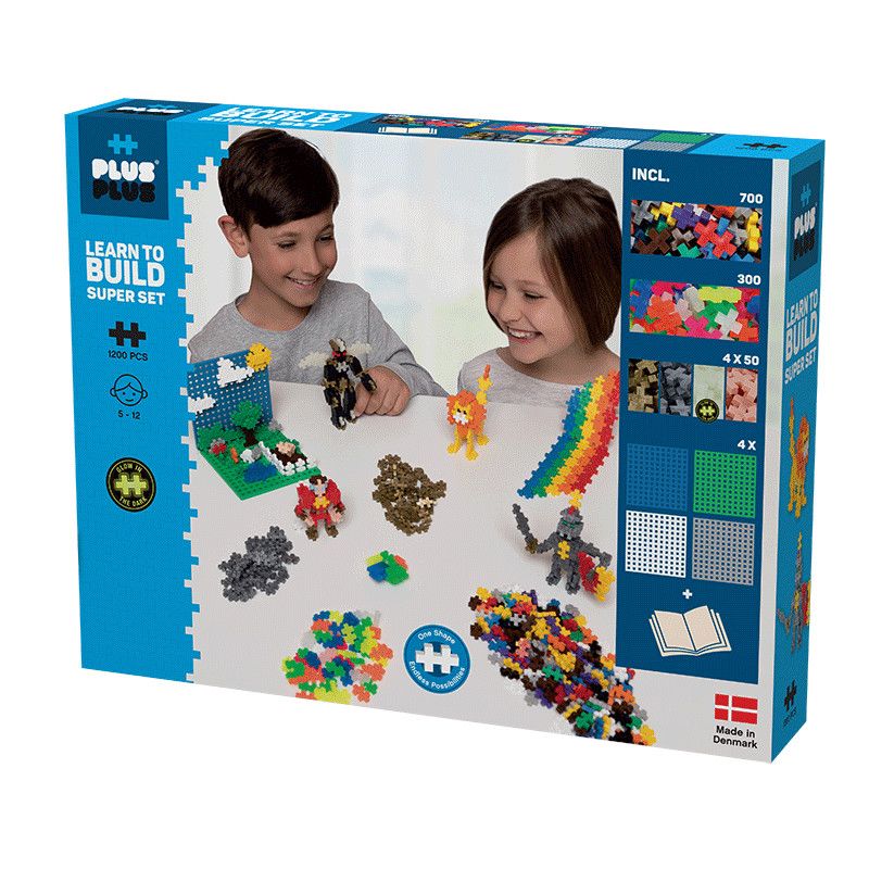 Plus Plus Learn to Build - Mega Set 1200 Basic