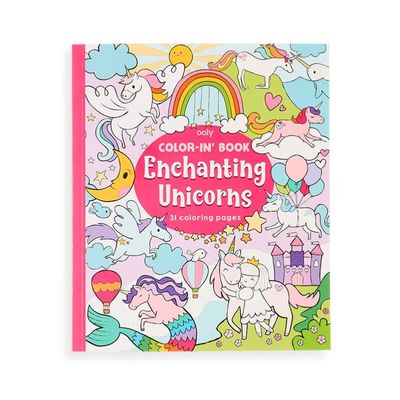 COLOR-IN&#39; BOOK: ENCHANTING UNICORNS