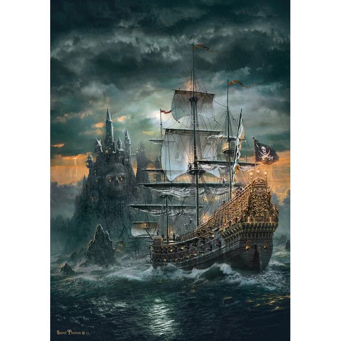 Clementoni 1500 PCS THE PIRATE SHIP