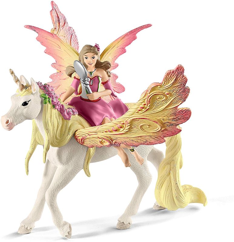 Fairy Feya with pegasus unicorn