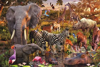 Ravensburger 3000 Pcs African Animal World