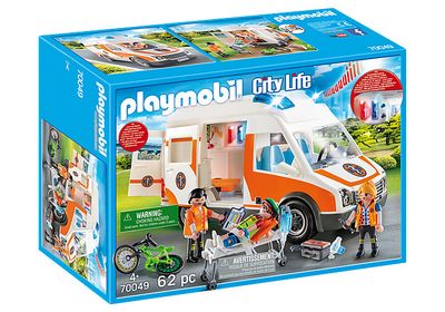 Playmobil Ambulance with Flashing Lights
