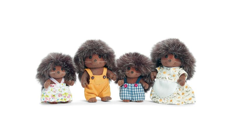 Calico Critters Hedgehog Family