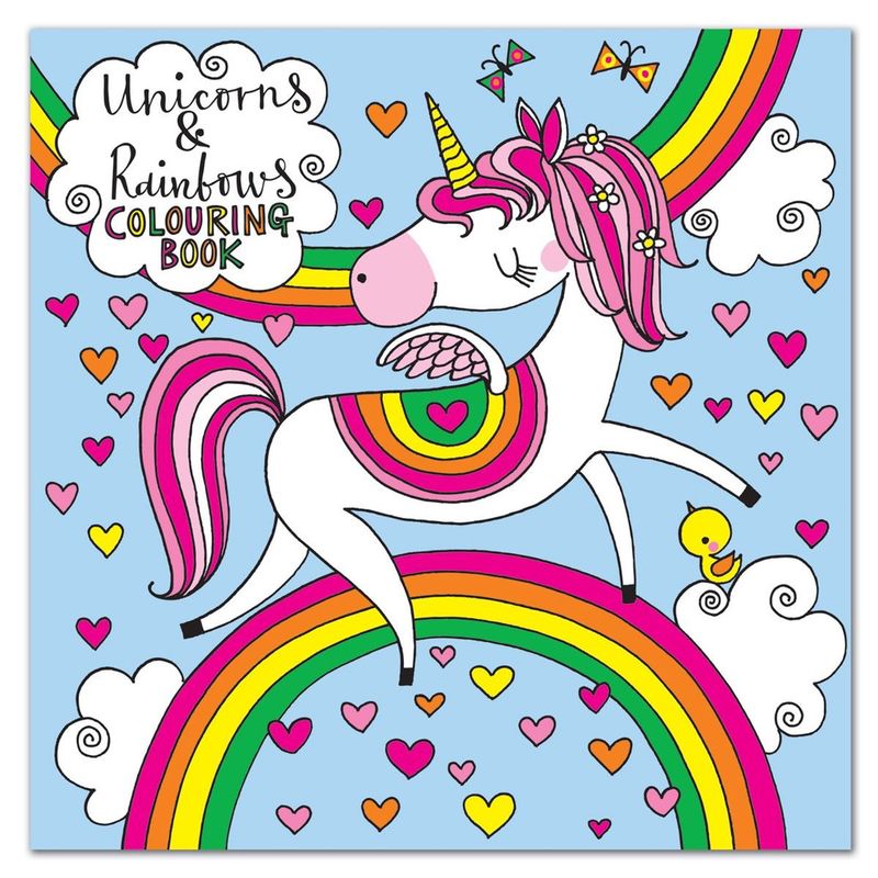 Square Coloring Book - Unicorn - 8x8
