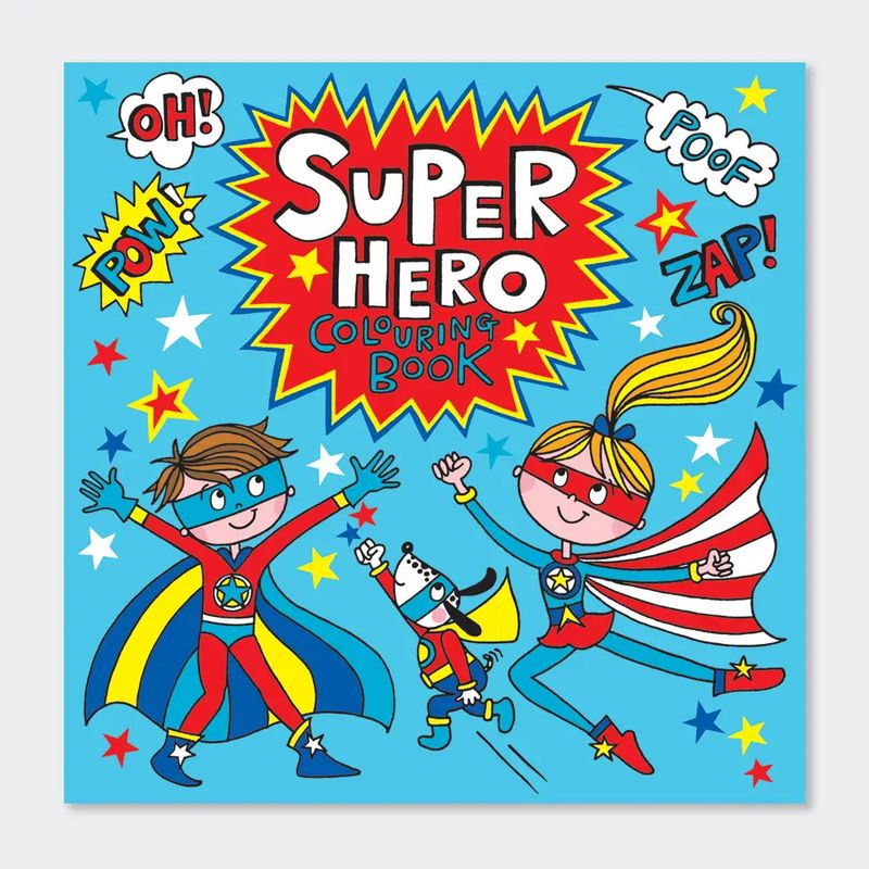 Square Coloring Book - Superheros