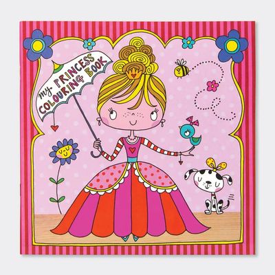 Square Coloring Book - Princess - 8x8