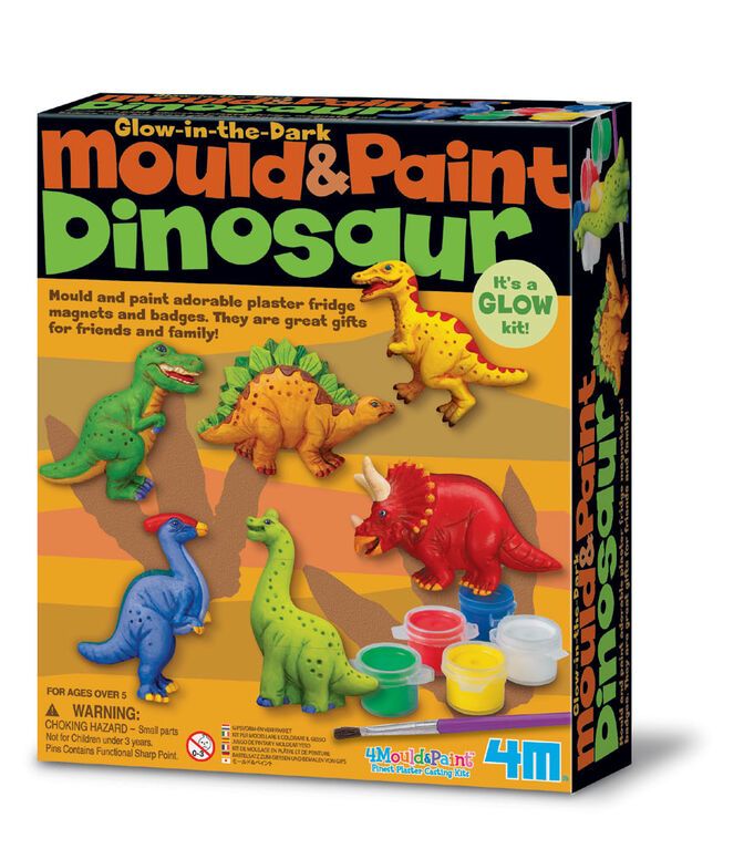 4M Mould &amp; Paint Dinosaurs