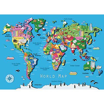 Ravensburger 60PCS World Map