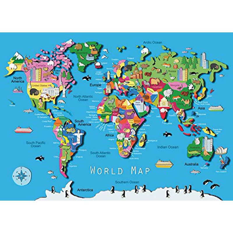 Ravensburger 60PCS World Map