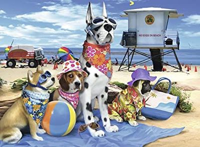 Ravensburger 100 PCS No Dogs on the Beach