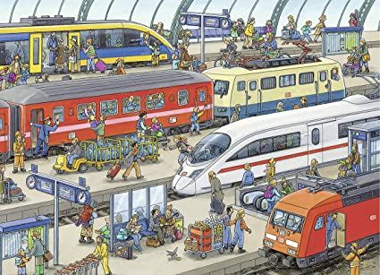 Ravensburger 60PCS Railway Station
