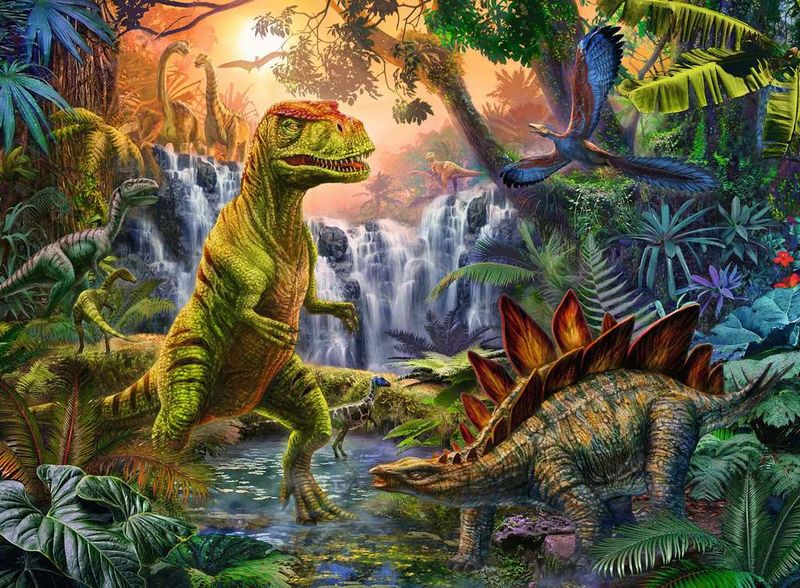 Ravensburger 100Pcs Dinosaur Oasis
