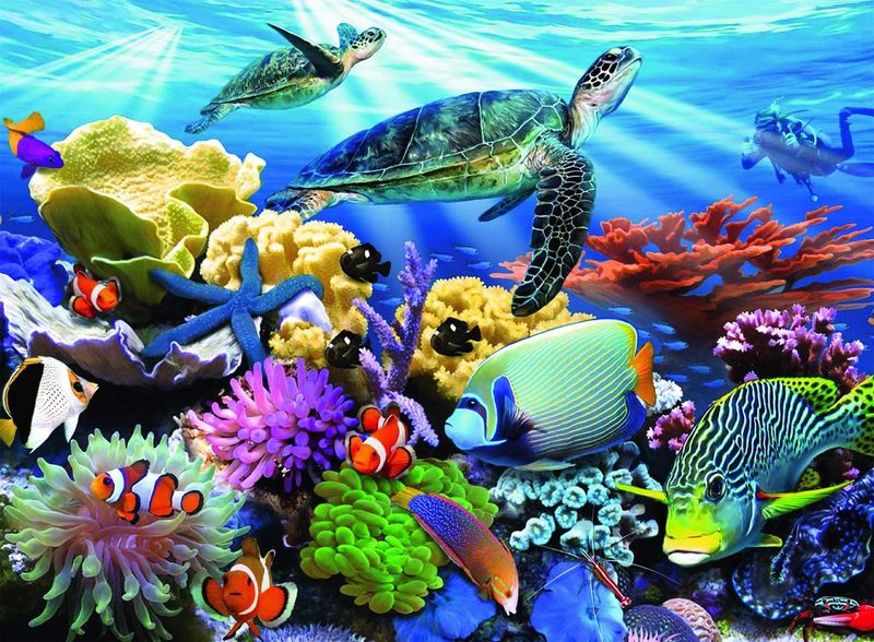 Ravensburger 200PCS Ocean Turtles