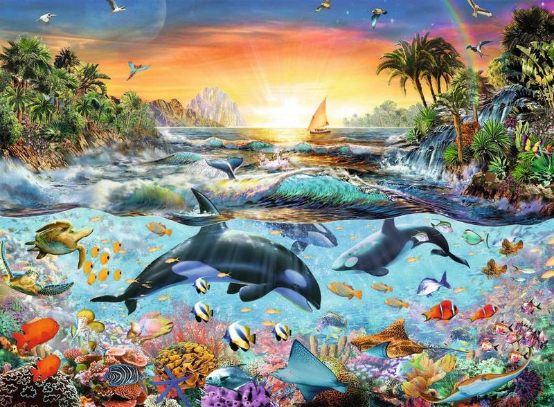 Ravensburger 200PCS Orca Paradise