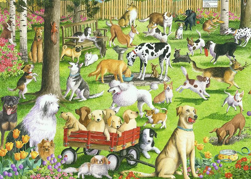 Ravensburger 500PCS Large Format At the Dog Park